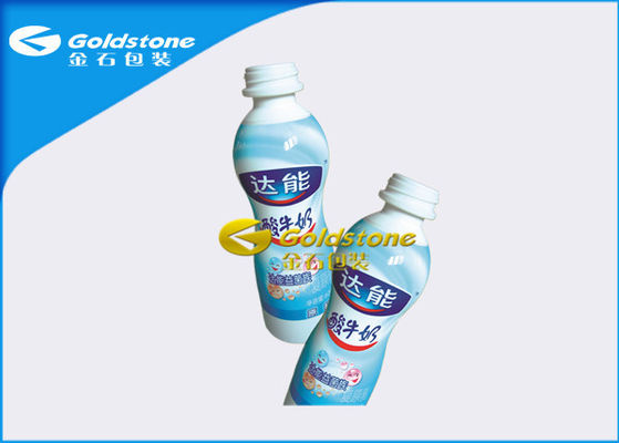 Witte Koppen/de Flessen/Gekleurd Blauw van de Eco de Vriendschappelijke Plastic Verpakkende Yoghurt