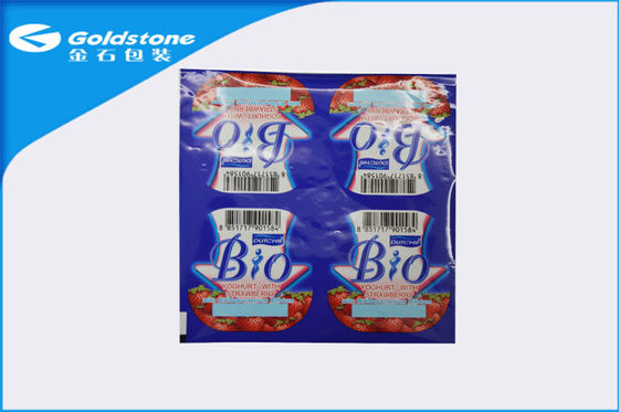 Colourypatroon Geen het Broodjesfilm van Lidding van het Morserijaluminium voor Zuivel Verpakking
