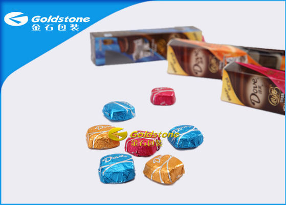 De kleurrijke Druk personaliseerde de Gekleurde Folie van de Chocoladefolie Omslagen voor het Verpakken van Chocolade